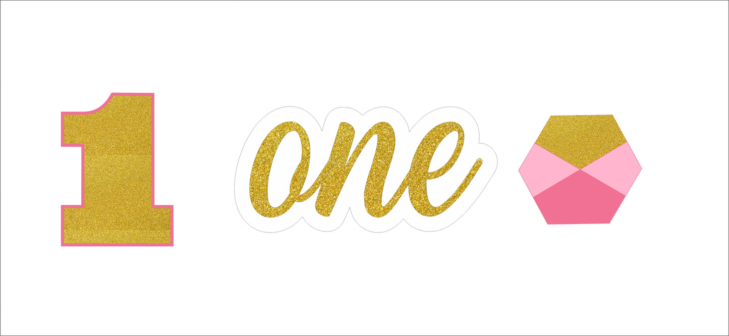One Is Fun First Birthday Party Cupcake Toppers for Decoration