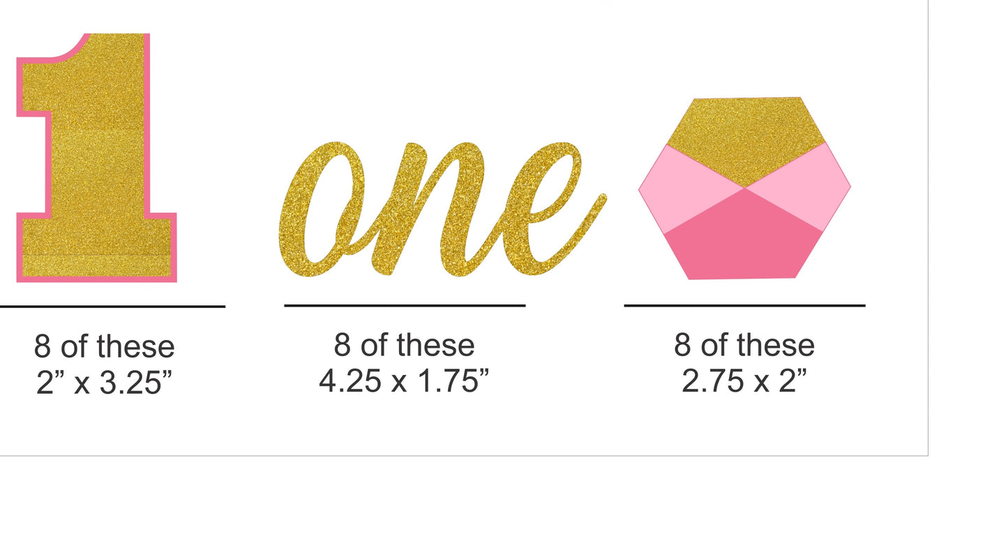 One Is Fun First Birthday Party Cupcake Toppers for Decoration