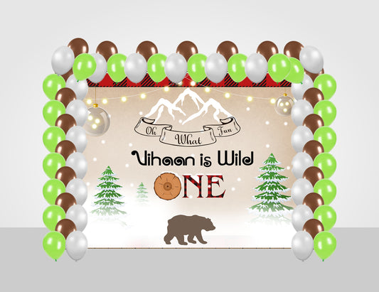 Wild One First Birthday Party Decoration Kit