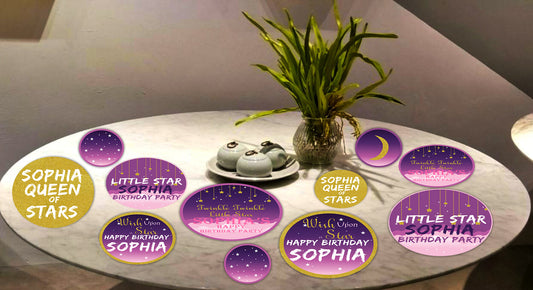 Twinkle Twinkle Little Star Theme Birthday Party Table Confetti for Decoration
