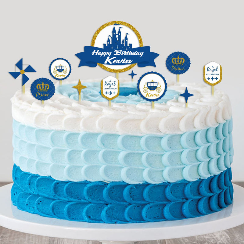 Prince Birthday Party Cake Topper /Cake Decoration Kit