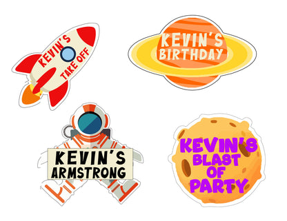 Space Theme Birthday Party Cutouts