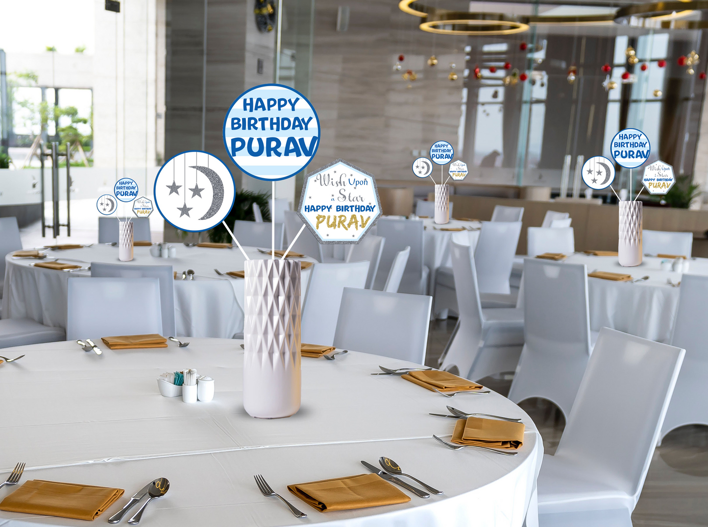 Twinkle Twinkle Little Star theme Birthday Party Table Toppers for Decoration