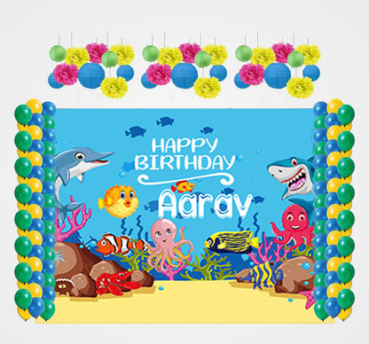 Baby Shark Party Theme Birthday Party Complete Decoration Kit