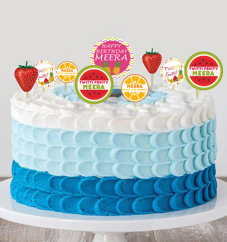 Twotti Fruity Theme Birthday Party Cake Topper /Cake Decoration Kit