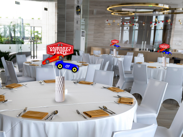Cars Birthday Party Table Toppers for Decoration