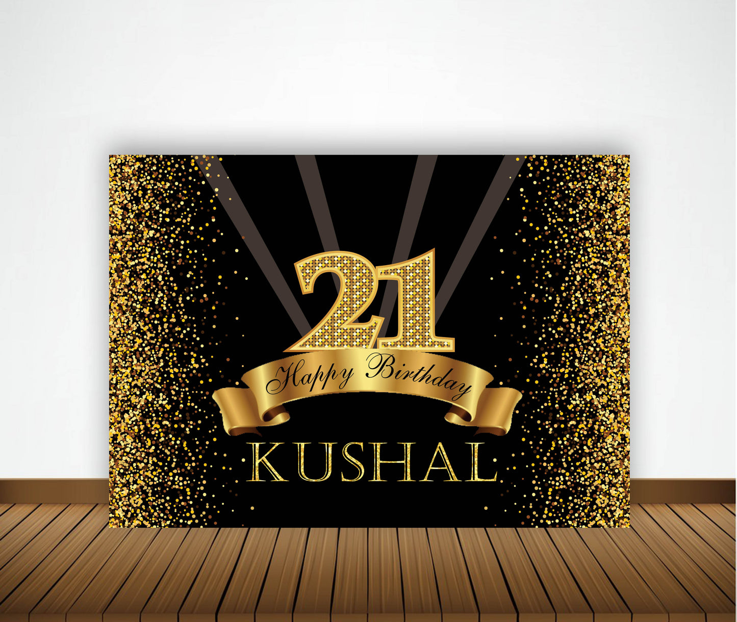 21st Birthday Party Backdrop 