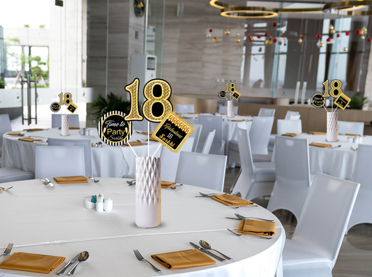 18th Birthday Party Table Toppers for Decoration 