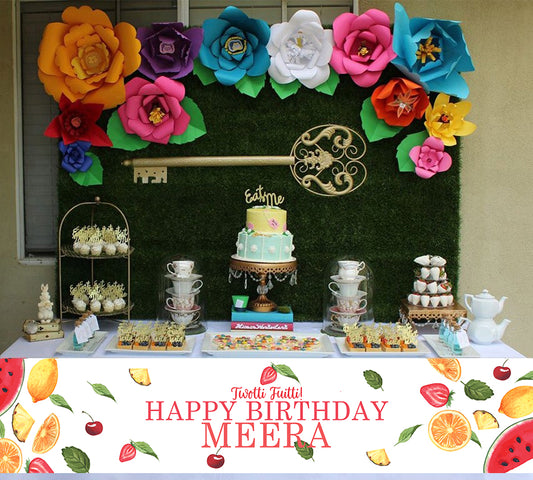 Twotti Fruity Theme Birthday Long Banner for Decoration