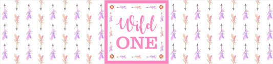 Wild One Theme Water Bottle Labels