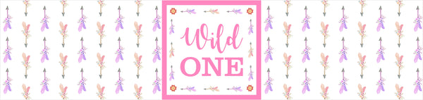 Wild One Theme Water Bottle Labels