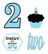 Two Cool Theme Birthday Party Cutouts 