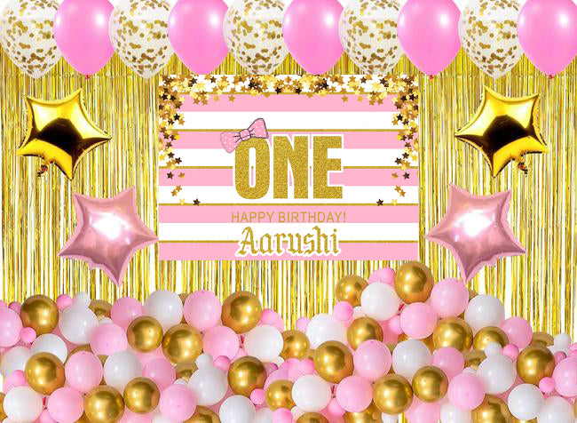 One is Fun  First Birthday Party Decorations Complete Set