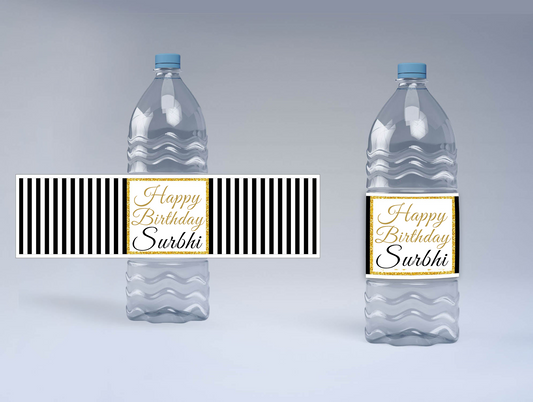 18th Birthday Water Bottle Labels  