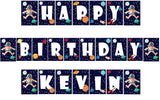 Space Theme Birthday Party Banner for Decoration