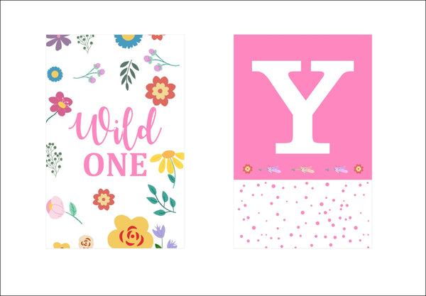 Wild One Birthday Party Banner for Decoration