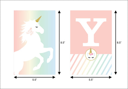 Unicorn Theme Birthday Party Banner for Decoration