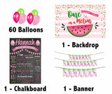 One in a Melon Girls Theme Birthday Party Personalized Complete Kit