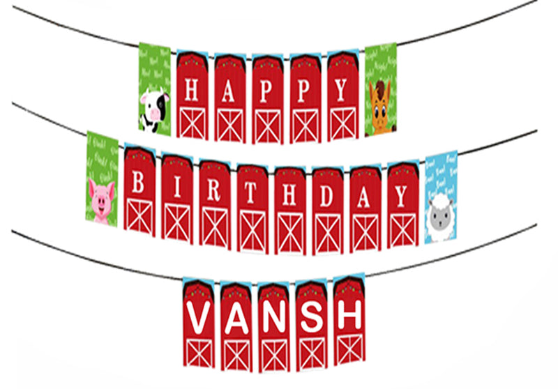Farm Fresh Birthday Party Personalized Complete Kit