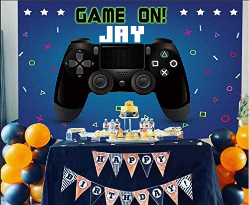 Gaming Theme Birthday Party Backdrop