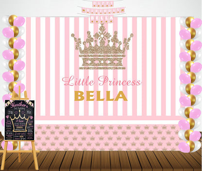 Little princess Birthday Party Personalized Complete Kit