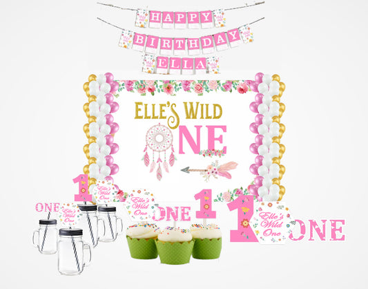 Wild One First Birthday Complete Party Kit
