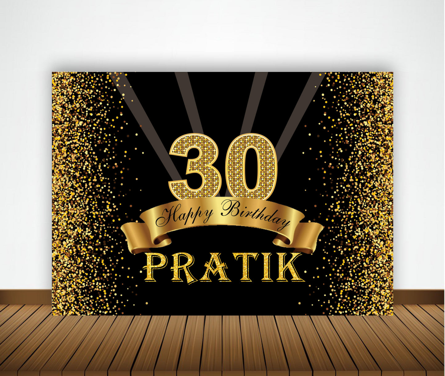 30th Birthday Party Backdrop 