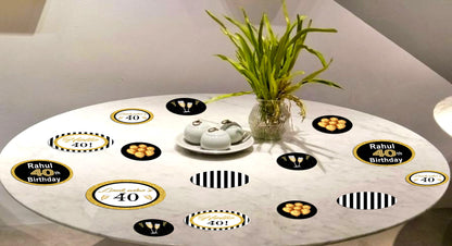 40th Birthday Party Table Confetti for Decoration