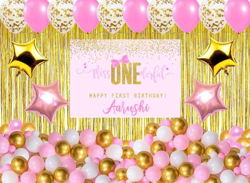 One is Fun  First Birthday Party Decorations Complete Set