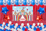 Carnival Theme Birthday Party Decoration Kit with Backdrop & Balloons