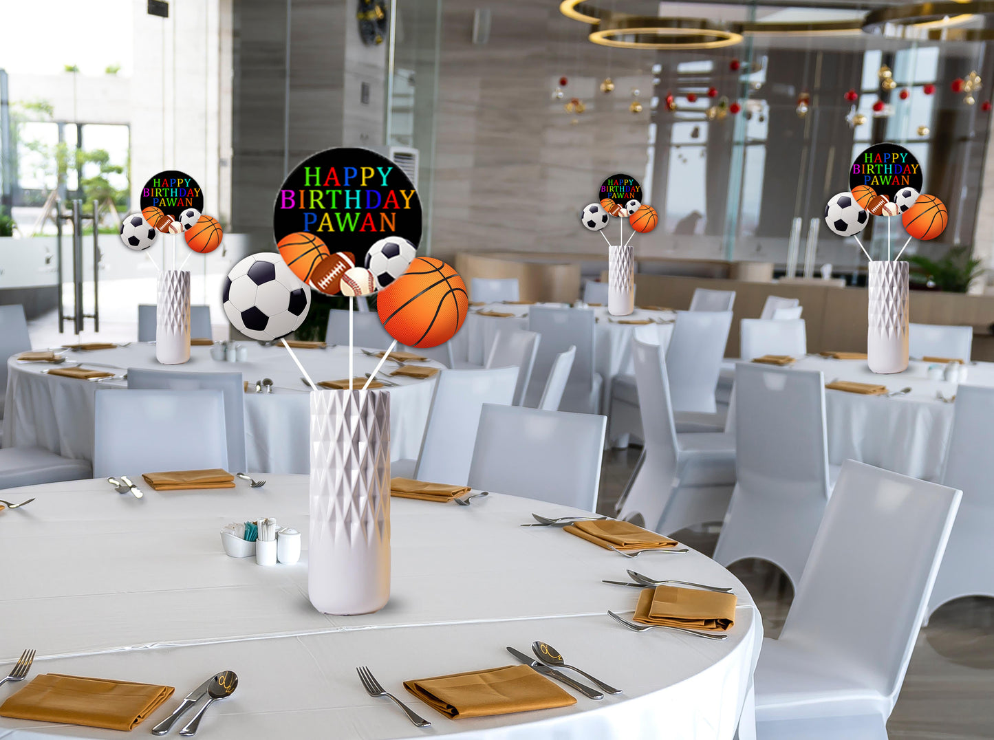 Only Sports Table Top For Birthday Decoration