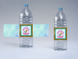 Mermaid Theme Water Bottle Labels