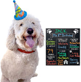 Dog Birthday Party Customized Chalkboard/Milestone Board