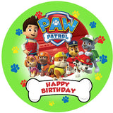 Paw Patrol Theme Birthday Party Backdrop