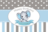 Elephant Theme Birthday Table Mats for Decoration