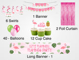 Flamingo Theme Birthday Party Decoration Kit