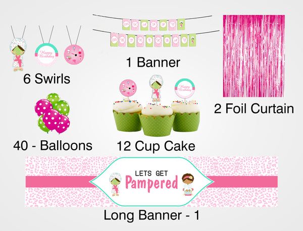 Spa Theme Complete Party Kit
