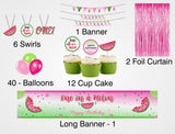 One In A Melon Theme Birthday Party Decoration Kit