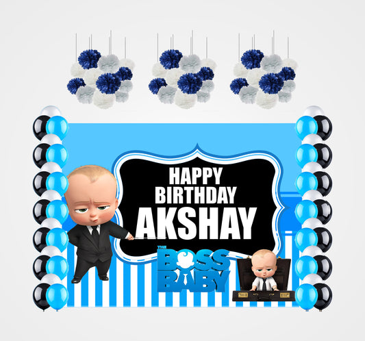 Boss Baby Birthday Party Decoration Kit