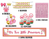 Twin Girls Theme Birthday Party Decoration Kit