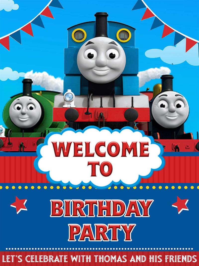 Thomas & Friends Theme Birthday Party Welcome Board