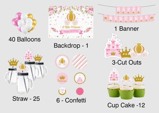 Princess Birthday Complete Party Kit