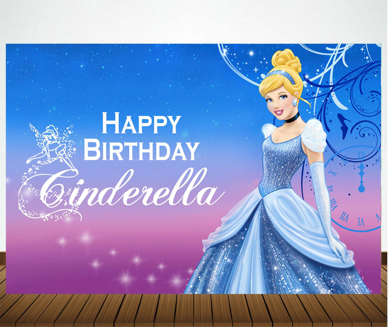 Cinderella Theme Birthday Party Backdrop