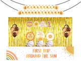 First Trip Around the Sun Theme Birthday Party Decoration Kit