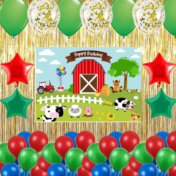 Farm Animal Theme Birthday Party Complete Set