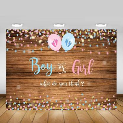 Oh Baby Party Backdrop 