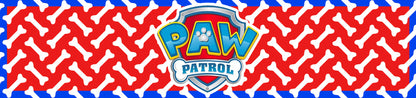 Paw Patrol Theme Birthday Party Water Bottle Labels