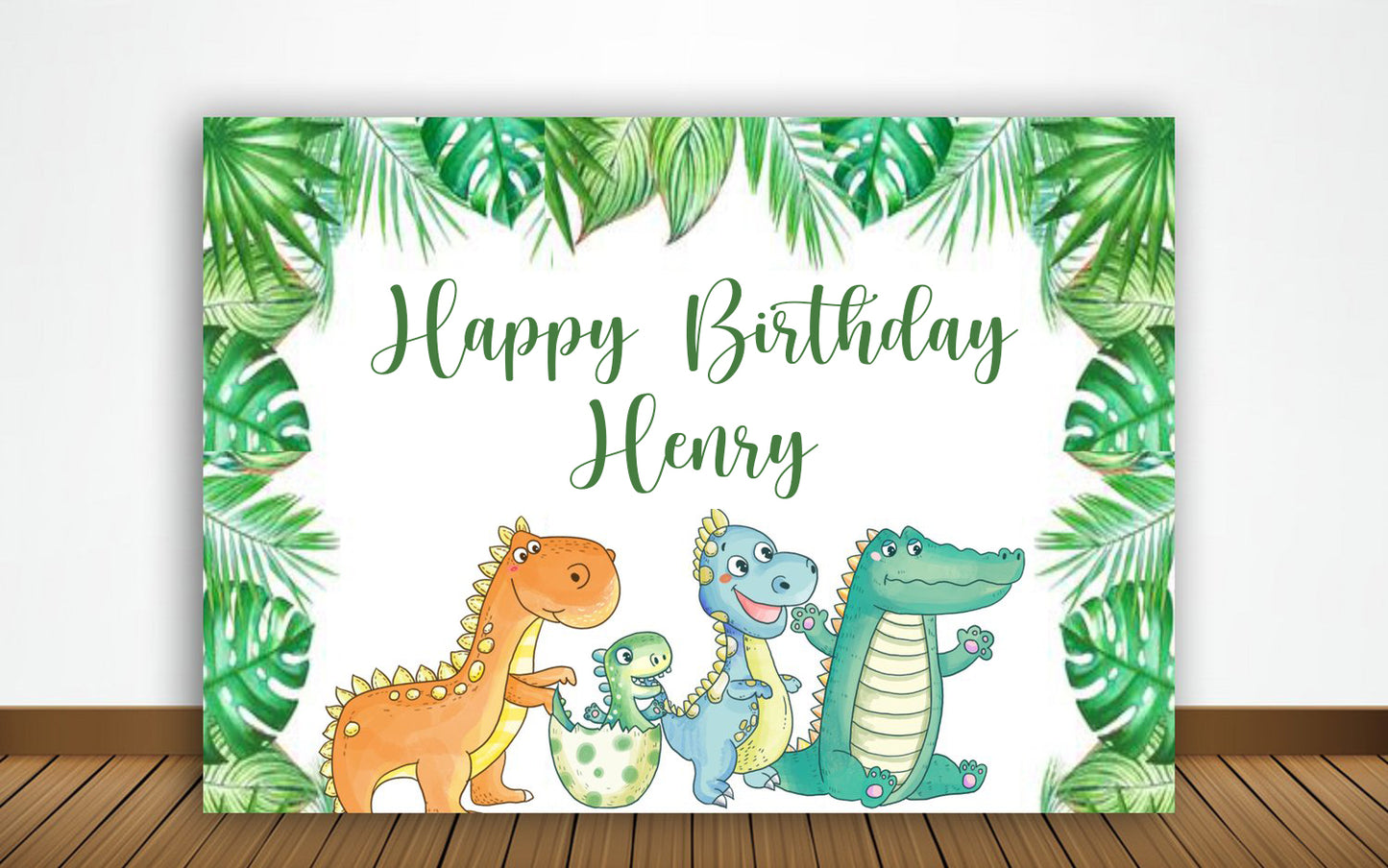 Jungle Theme Birthday Party Backdrop