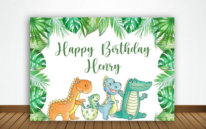 Jungle Theme Birthday Party Backdrop