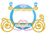 Cinderella Theme Birthday Party Selfie Photo Booth Frame